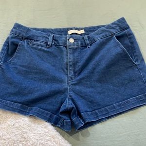 Denim shorts